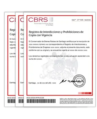 certificado de dominio chile