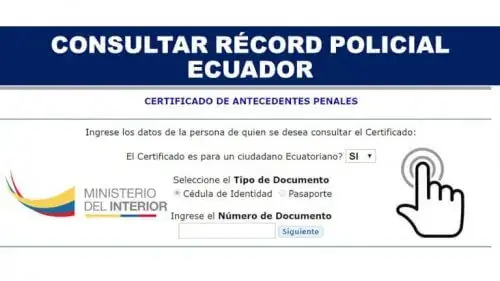 imprimir record policial certificado