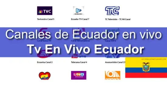 señal canales Ecuador vivo televisión