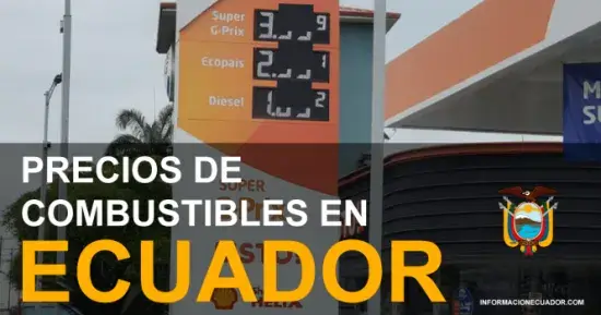 precio de combustible en Ecuador