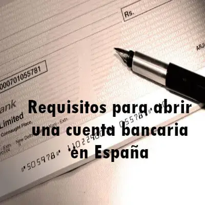 abrir cuenta bancaria Espana