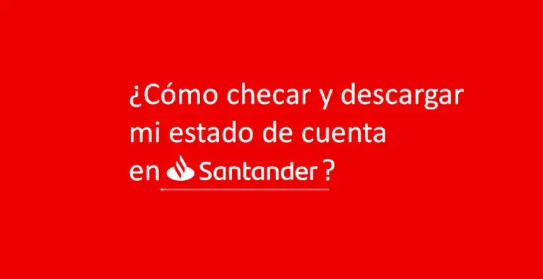 estado de cuenta Santander