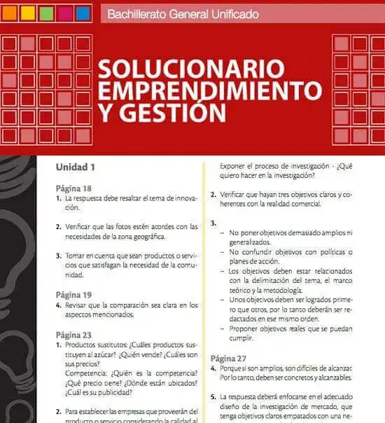 libro resuelto emprendimiento gestión bachillerato