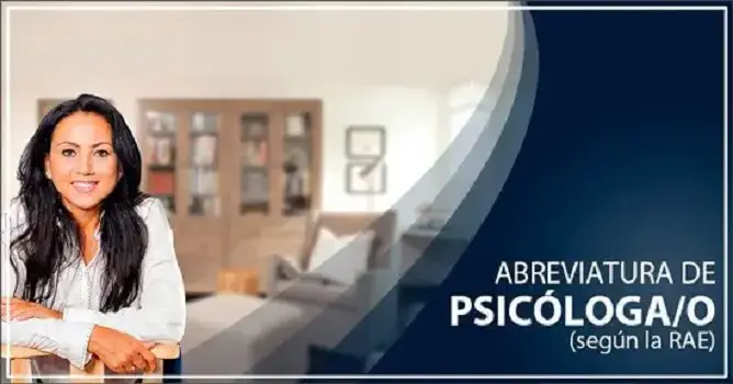 abreviatura psicologo segun rae