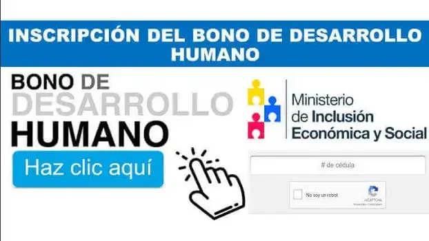 inscripciones bono desarrollo humano ecuador