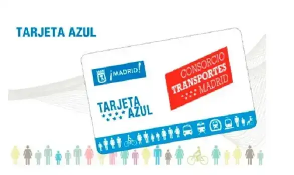 obtener tarjeta azul usar transporte público