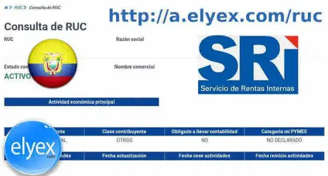 sri consulta ruc online servicio rentas internas ecuador