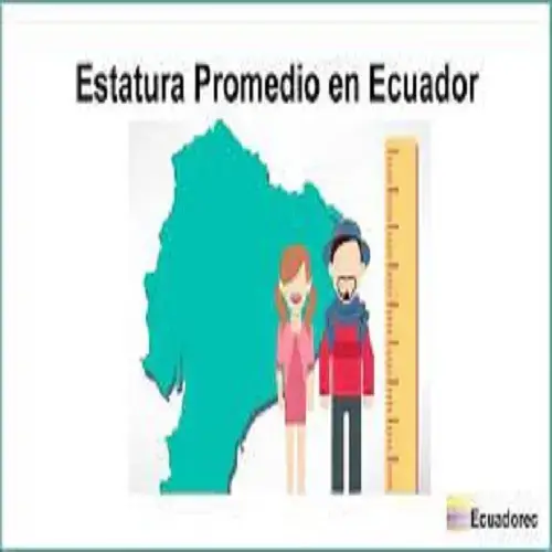 cual estatura promedio ecuatoriano
