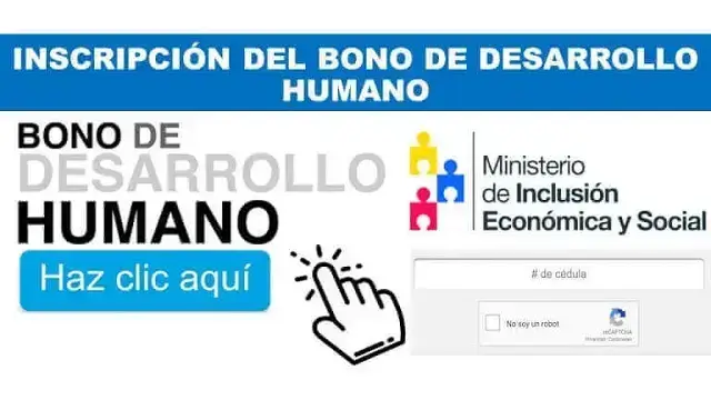 inscripcion bono desarrollo humano