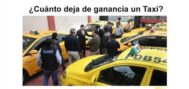 Cuánto gana un Taxi Amarillo por día en Quito