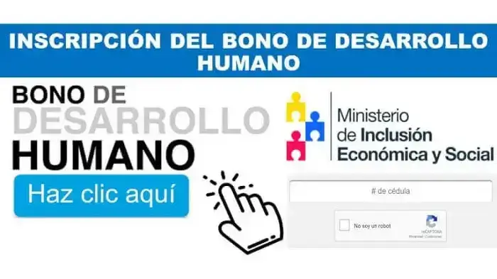 Actualización de Datos del Bono de Desarrollo Humano MIES