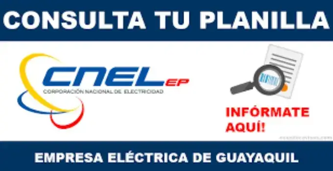 Consultar Planilla de Luz Guayaquil CNEL EP