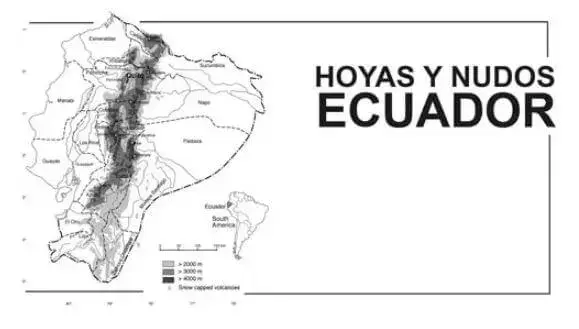 Hoyas y Nudos del Ecuador – Ubicación y nombres