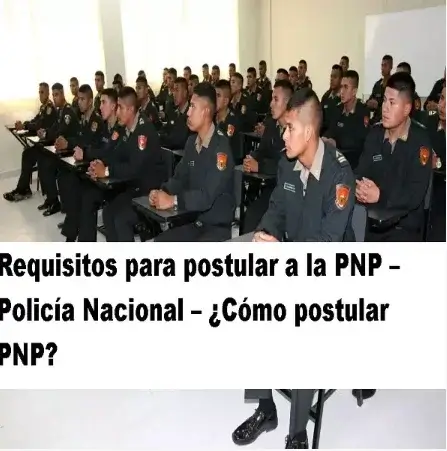 requisitos postular pnp policía
