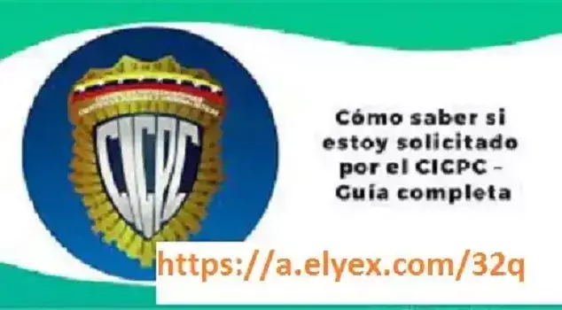 saber solicitado cicpc guia completa