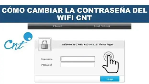 Cambiar la clave del wifi CNT