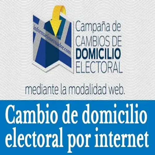 cambio domcilio electoral internet