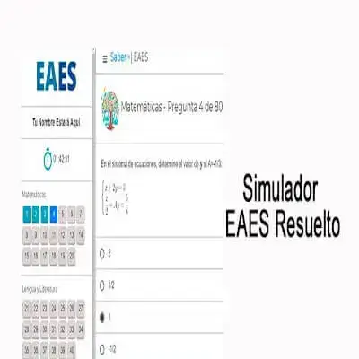 Simulador EAES Examen Senescyt Resuelto en Pdf Descargar