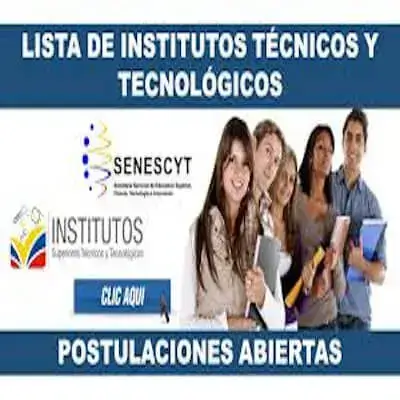 Lista de Institutos Técnicos y Tecnológicos para Postulaciones