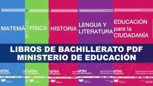 Libros de Bachillerato PDF Ministerio de Educación Ecuador
