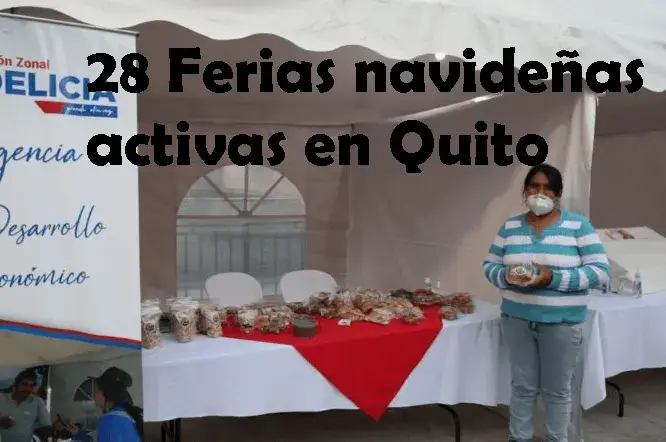 28 ferias navideñas activas en Quito