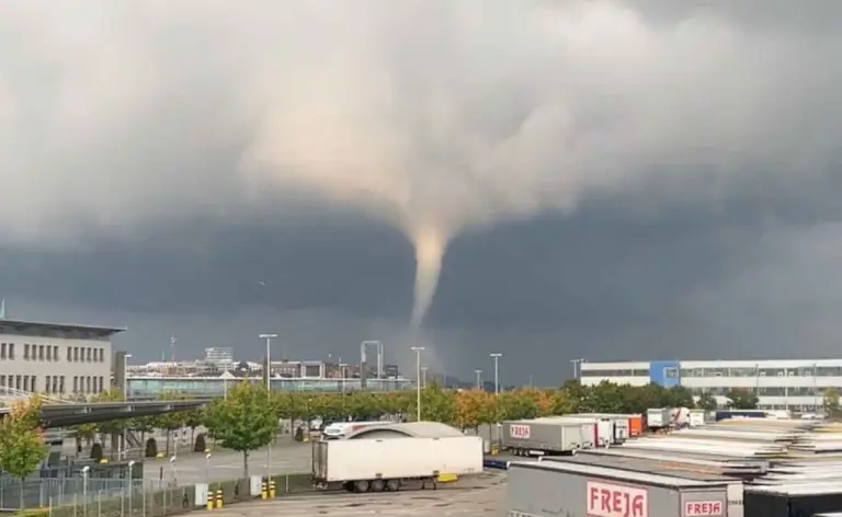 Tornado afecta a una ciudad alemana